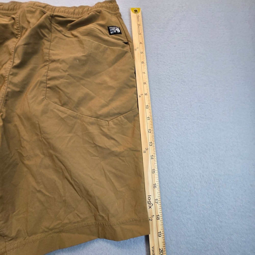 Mountain Hardwear Basin Pull-On Shorts Mens Large Tan Hiking Outdoor OM9355 - Picture 5 of 7